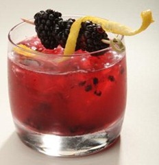 oxley gin blackberry fizz cocktail