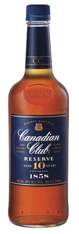 canadian club reserve 10 year whisky