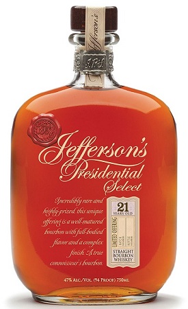 jefferson's presidential select 21 year old bourbon