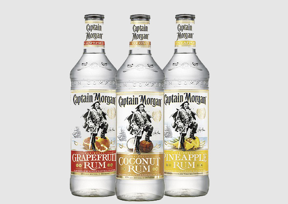 captain morgan flavored rums