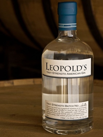 leopold bros. navy strength gin