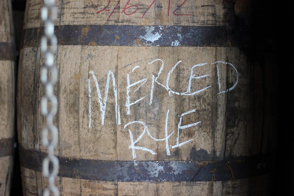 corbin cash merced rye whiskey barrel