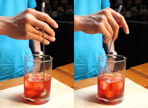 How to stir a cocktail