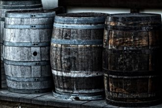 rye whiskey barrels