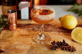 Holiday Sidecar Cocktail