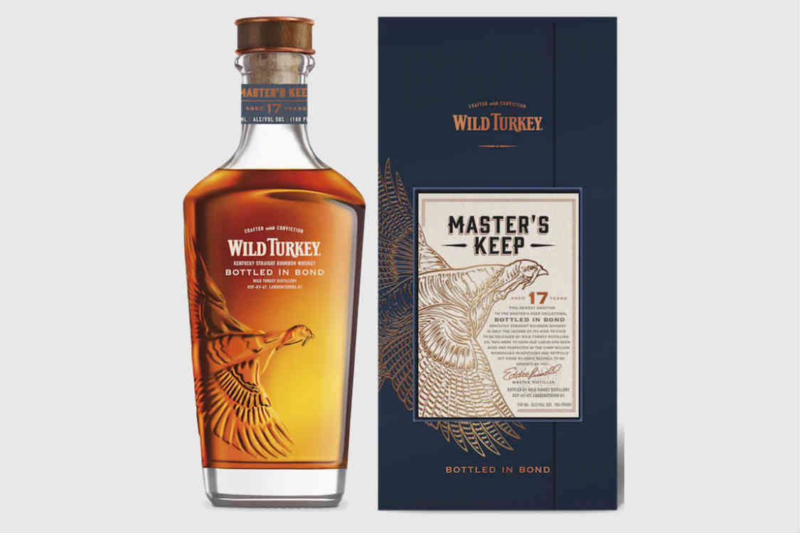 wild turkey master's keep botted in bond bourbon