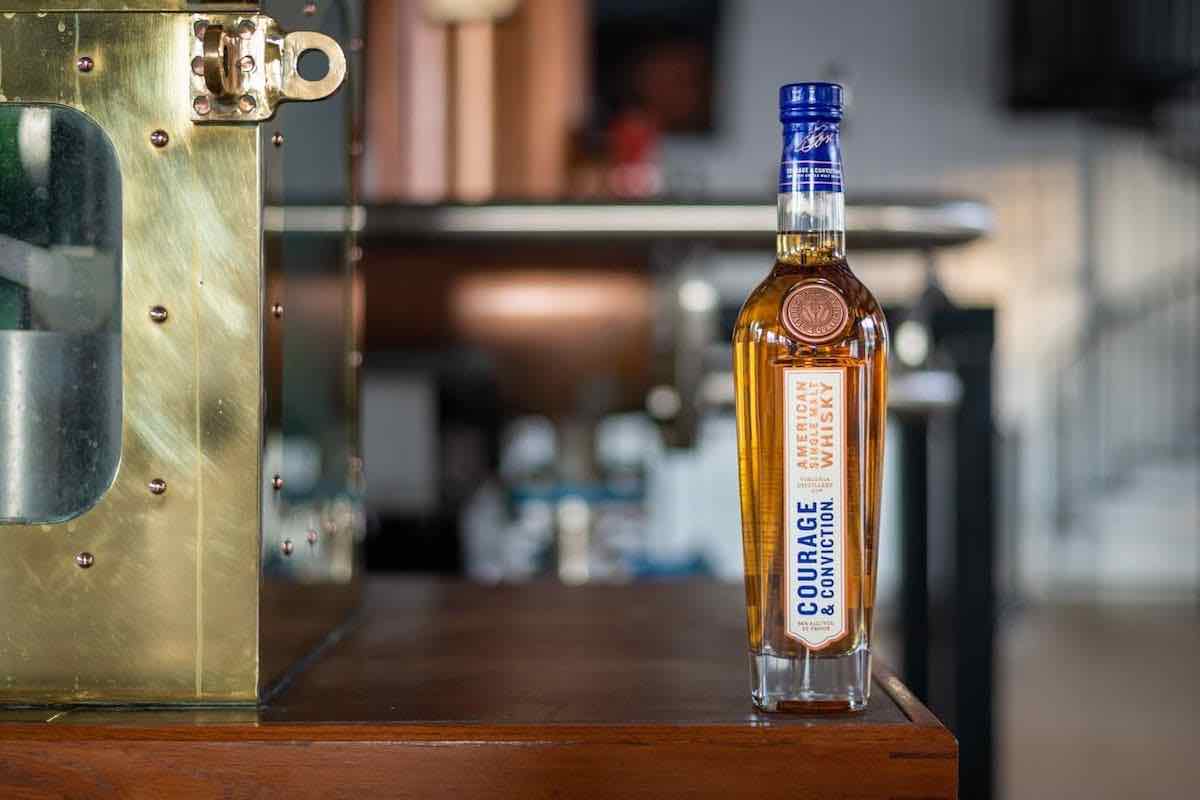 virginia distillery courage and conviction whiskey