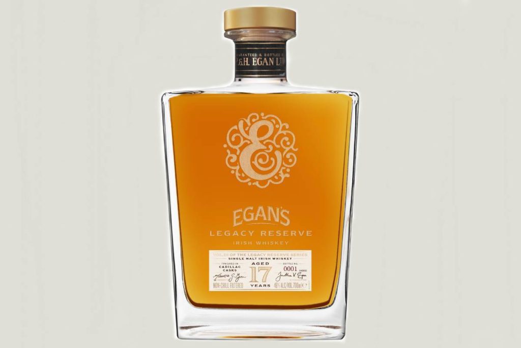 egan's legacy reserve 3 irish whiskey