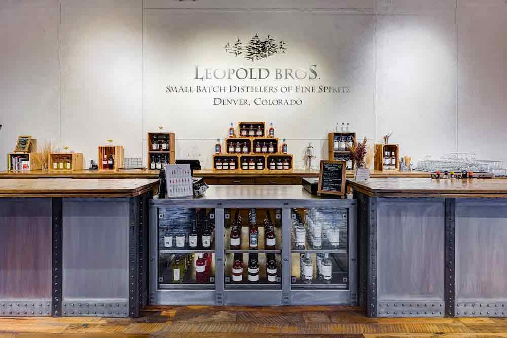 Leopold Bros tasting room in Denver