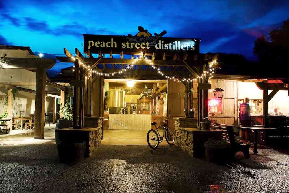 entrance to Peach Street Distillers in Palisade, Colorado