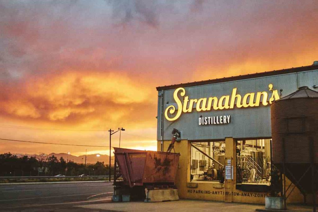 entrance to Stranahan's distillery in Denver, Colorado