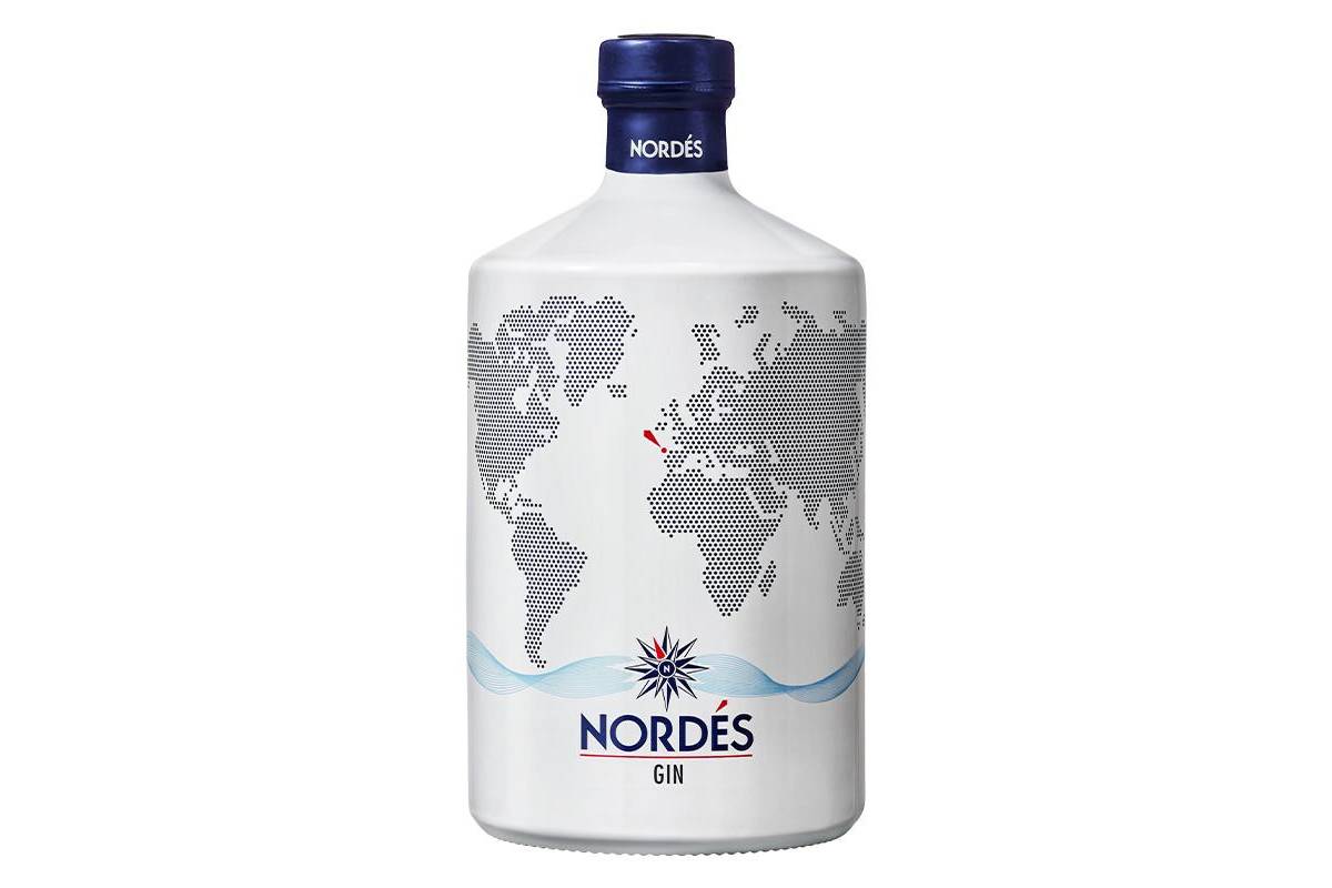 bottle of Nordes Gin