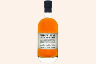 bottle of widow jane aged 10 years bourbon