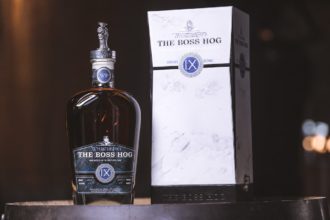 The Boss Hog IX Siren's Song bottle and box