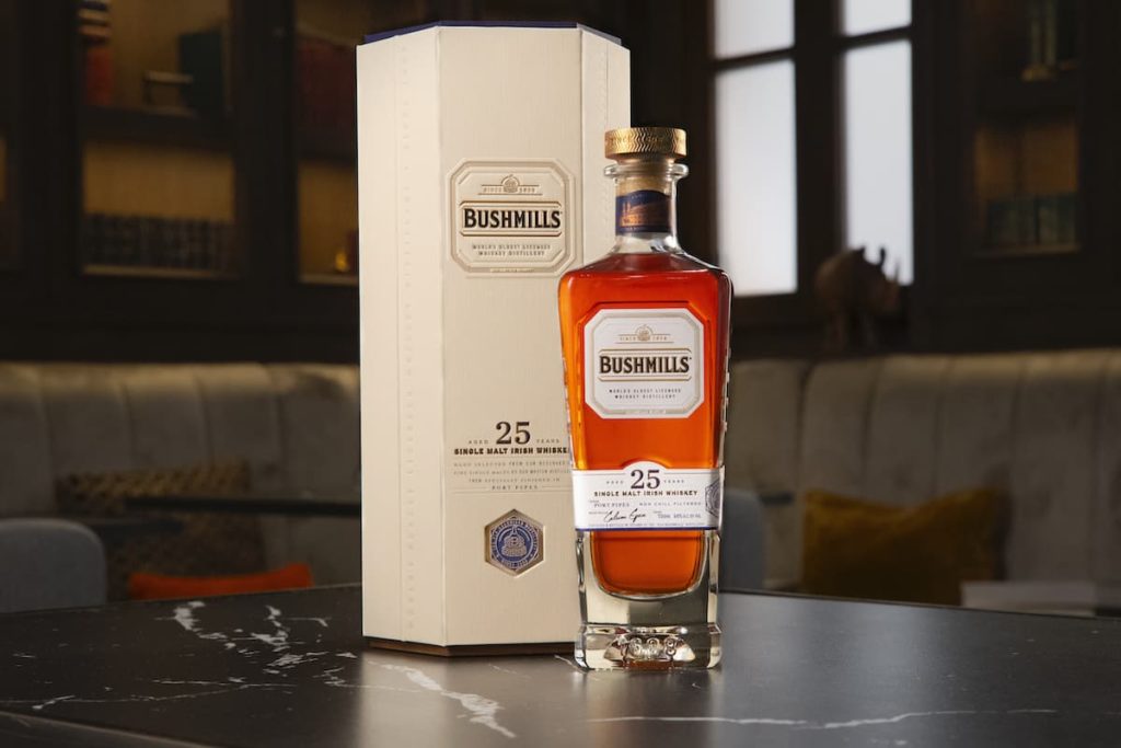 bushmills 25 year irish whiskey
