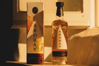 Ardray scotch whisky bottle and box